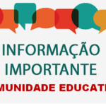 INFORMAÇÃO IMPORTANTE - NOVO ANO LETIVO 2020/2021