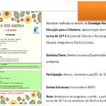 DIA ECO-ESCOLA!