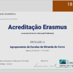 CERTIFICADO ACREDITAÇÃO ERASMUS +