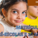 LISTA DE CRIANÇAS/ALUNOS(AS) QUE REQUERAM A MATRÍCULA - PRÉ-ESCOLAR E 1º ANO DO 1º CEB