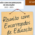 RECEÇÃO AOS PAIS E ENCARREGADOS DE EDUCAÇÃO DA ESCOLA JOSÉ FALCÃO – 2º, 3º CICLOS E SECUNDÁRIO