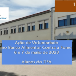 AÇÃO DE VOLUNTARIADO NO BANCO ALIMENTAR EM MIRANDA DO CORVO – 6 e 7 de maio