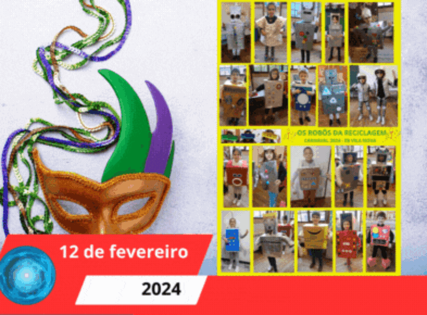 Os robôs da reciclagem invadiram a EB de Vila Nova