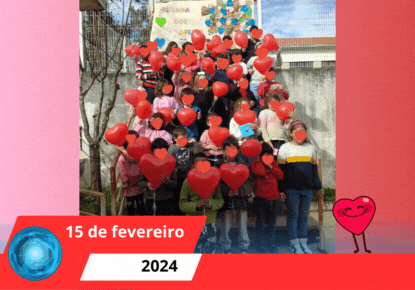 Semana dos Afetos na EB Moinhos 14 de Fevereiro – Vermelho – Dia da AmizadeAmor