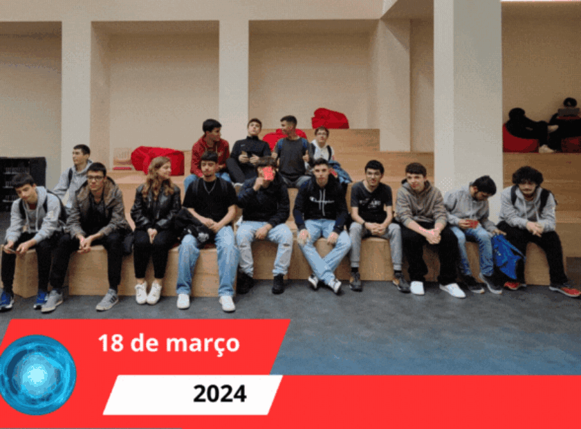 Curso Profissional TGPSI visita o TUMO