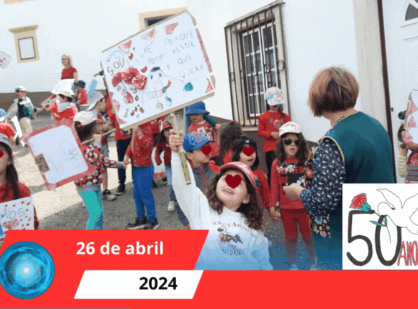 Desfile pela Liberdade na localidade de Espinho