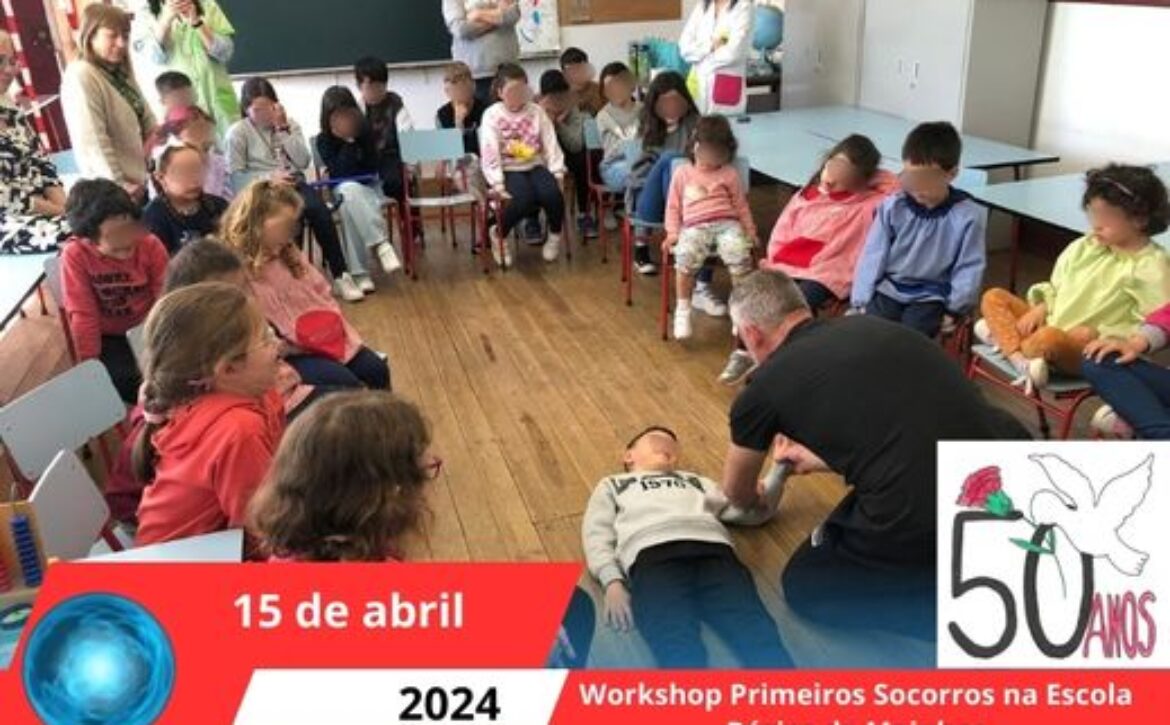 Workshop Primeiros Socorros na Escola Básica de Moinhos