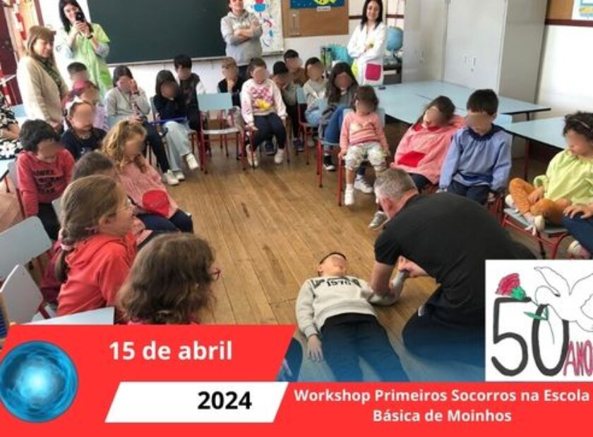 Workshop Primeiros Socorros na Escola Básica de Moinhos