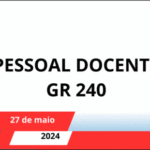 PESSOAL DOCENTE – CE - Horário 51 - GR 240