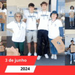 ALUNOS VOLUNTÁRIOS NO BANCO ALIMENTAR EM MIRANDA DO CORVO (25 de maio)