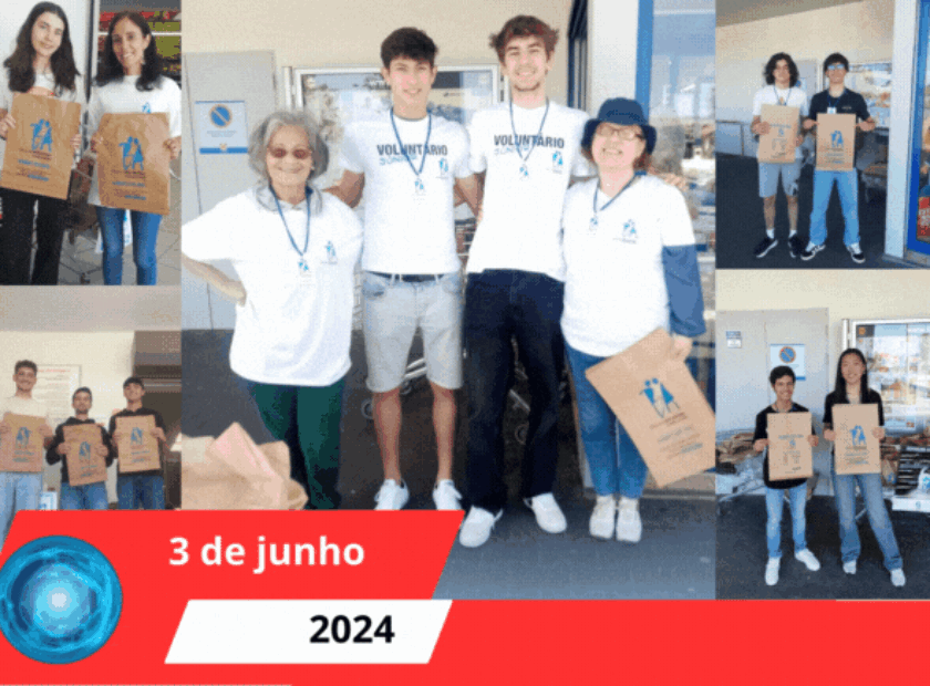 ALUNOS VOLUNTÁRIOS NO BANCO ALIMENTAR EM MIRANDA DO CORVO (25 de maio)(1)