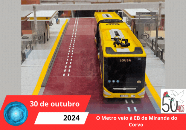 O Metro veio à EB de Miranda do Corvo