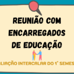 REUNIÕES COM ENCARREGADOS DE EDUCAÇÃO - AVALIAÇÕES INTERCALARES