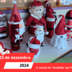 A escola foi "invadida" por Pais Natais!