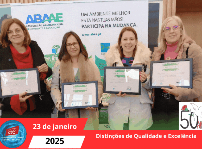 Distinções de Qualidade e Excelência
