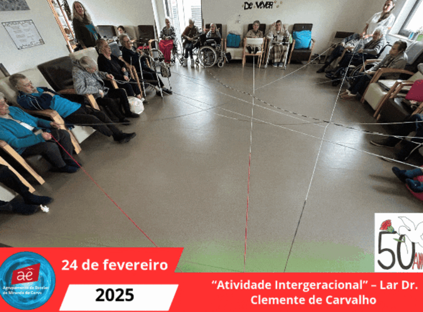 “Atividade Intergeracional” – O Lar Dr. Clemente de Carvalho recebeu a nossa visita!
