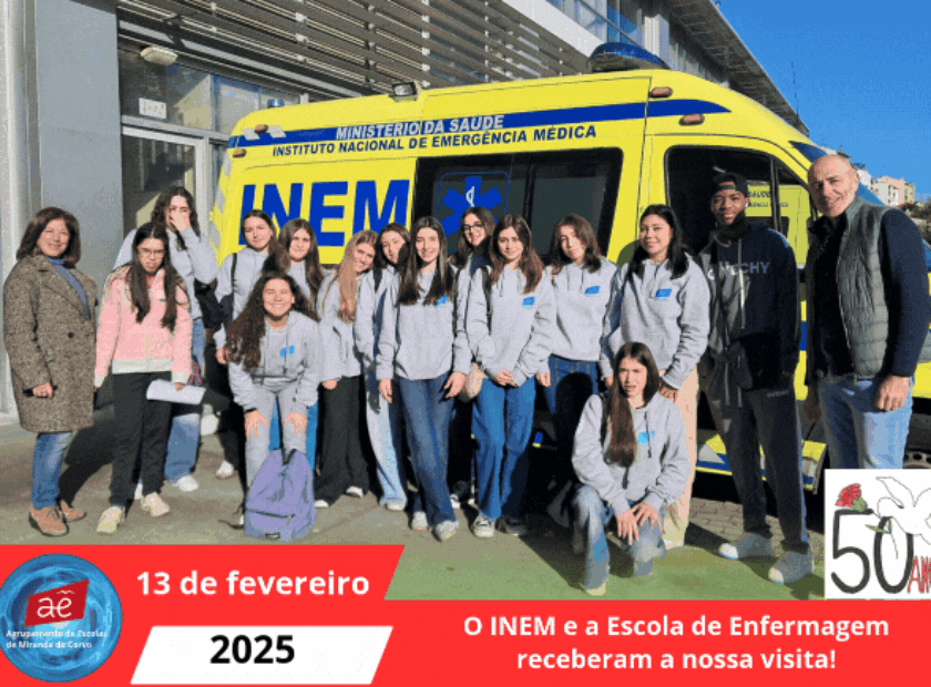 O INEM e a Escola de Enfermagem receberam a nossa visita!