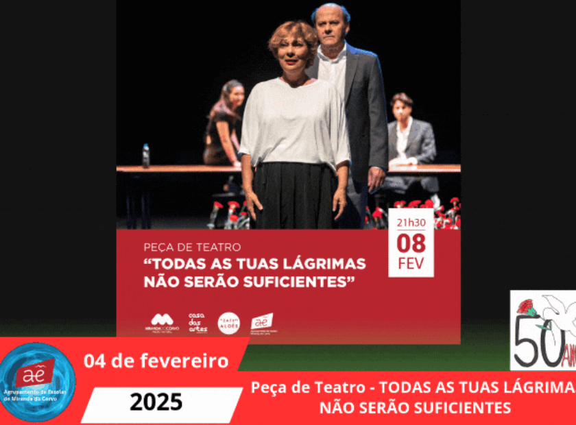 Peça de Teatro – TODAS AS TUAS LÁGRIMAS NÃO SERÃO SUFICIENTES