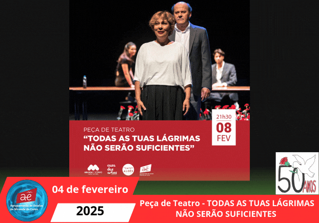 Peça de Teatro – TODAS AS TUAS LÁGRIMAS NÃO SERÃO SUFICIENTES