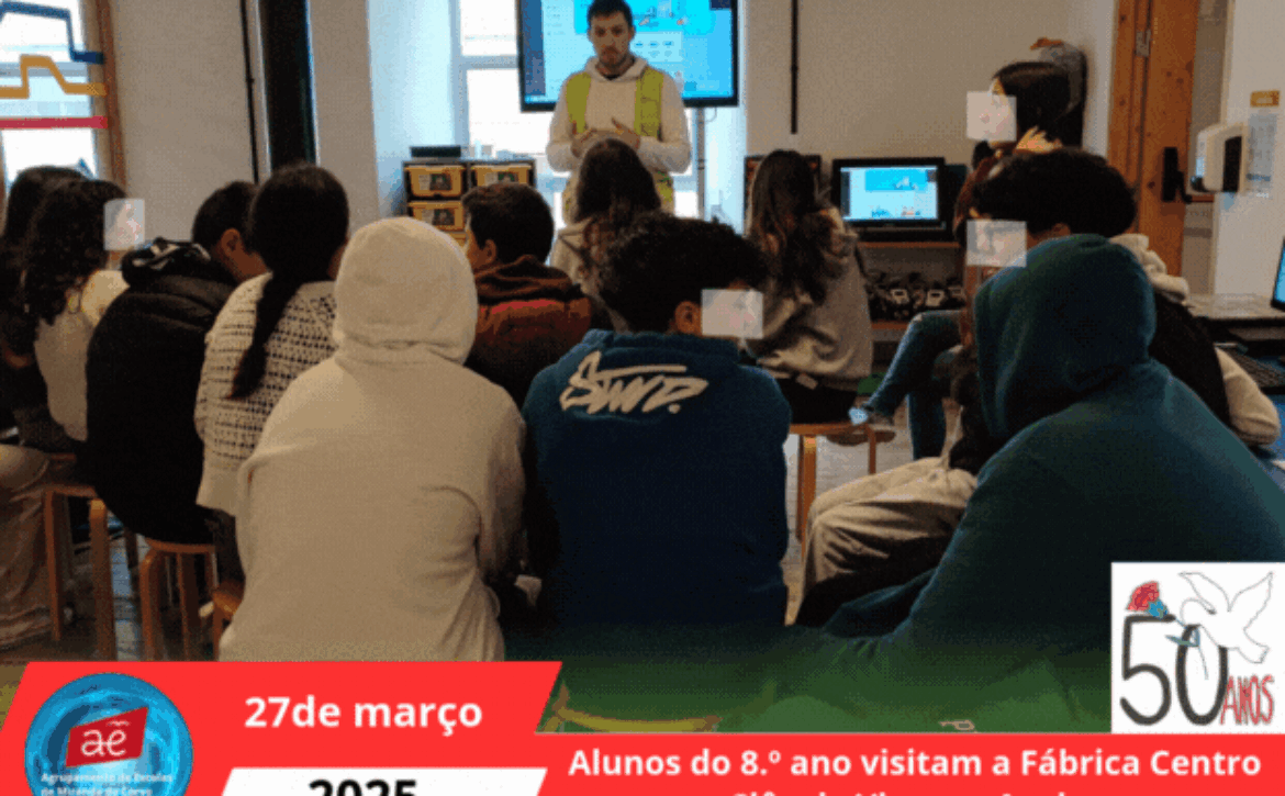 Alunos do 8.º ano visitam a Fábrica Centro Ciência Viva em Aveiro