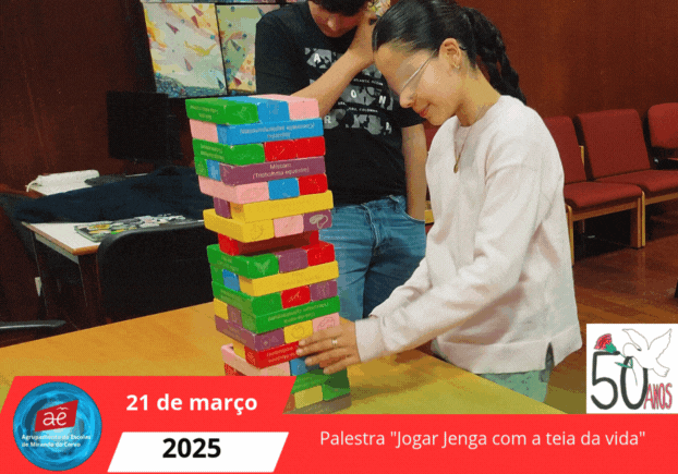Palestra Jogar Jenga com a teia da vida