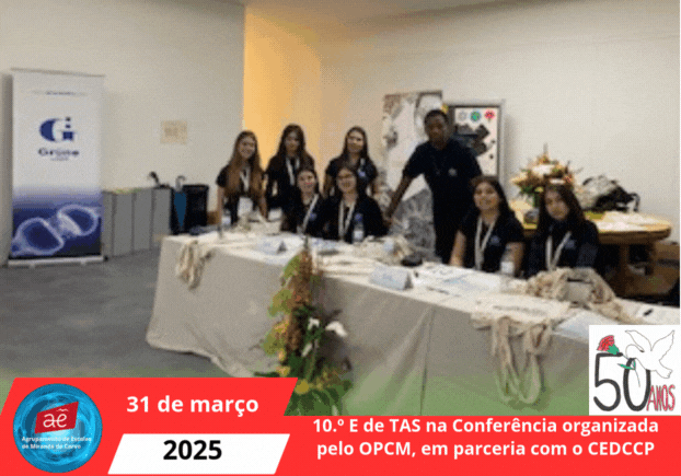 Participação dos alunos do 10.º E de TAS na Conferência organizada pelo OPCM, em parceria com o CEDCCP, na Faculdade de Medicina da Universidade de Coimbra