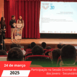 Participação na Sessão Distrital do Parlamento dos Jovens - Secundário