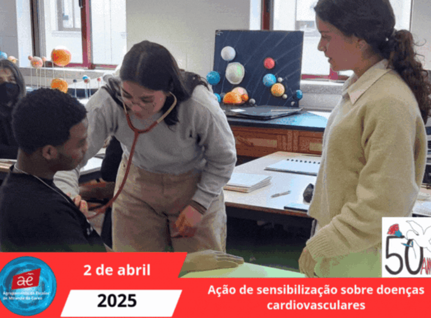 Ação de sensibilização sobre doenças cardiovasculares