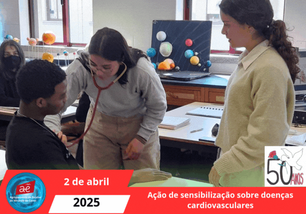 Ação de sensibilização sobre doenças cardiovasculares