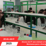 Alunos do 9º ano visitam o Centro de Biomassa para a Energia!