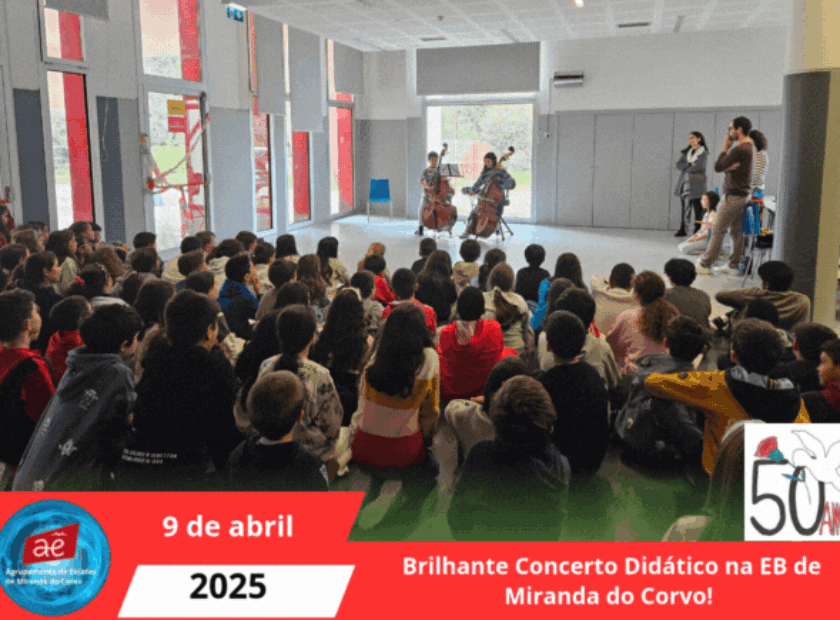 _Brilhante Concerto Didático na EB de Miranda do Corvo!