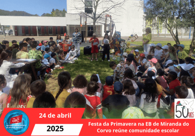 Festa da Primavera na EB de Miranda do Corvo reúne comunidade escolar