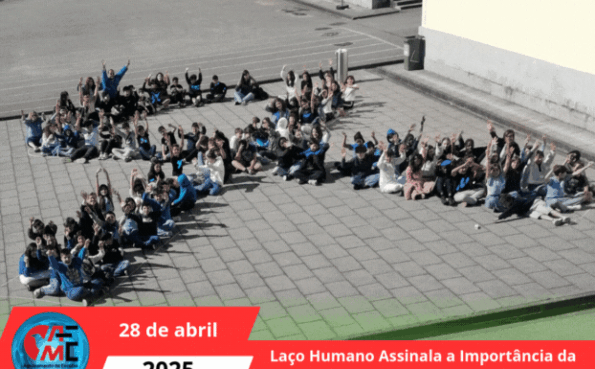 Laço Humano Assinala a Importância da Proteção das Crianças