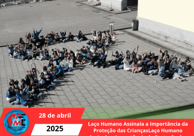 Laço Humano Assinala a Importância da Proteção das Crianças