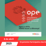 Orçamento Participativo das Escolas 2025 (OPE2025) alunos do 3.º Ciclo e do Ensino Secundário das Escolas José Falcão e Ferrer Correia.