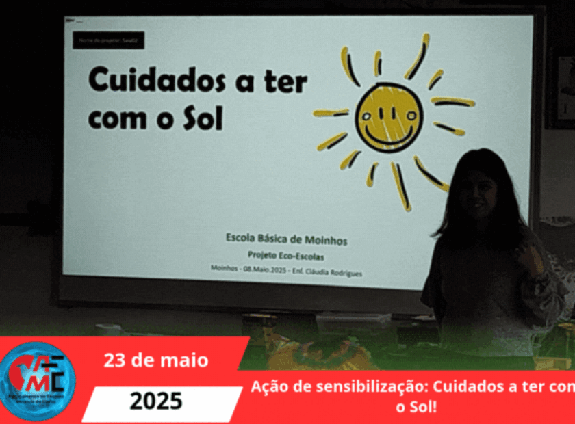 Ação de sensibilização Cuidados a ter com o Sol!