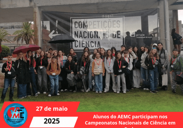 Alunos do AEMC participam nos Campeonatos Nacionais de Ciência em Rede