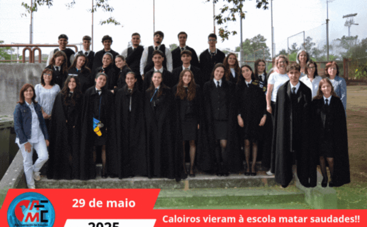 Caloiros vieram à escola matar saudades!!!