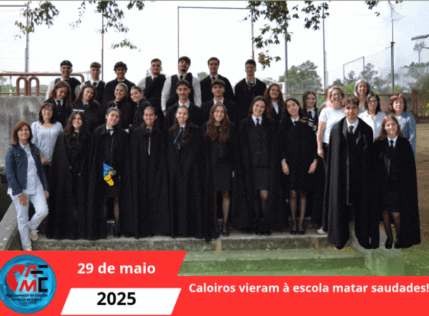 Caloiros vieram à escola matar saudades!!!
