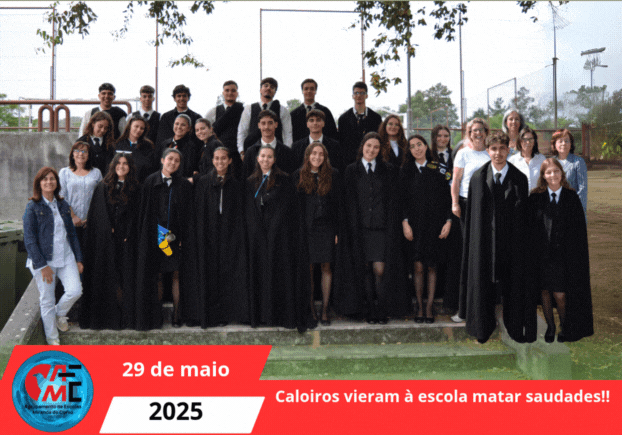Caloiros vieram à escola matar saudades!!!