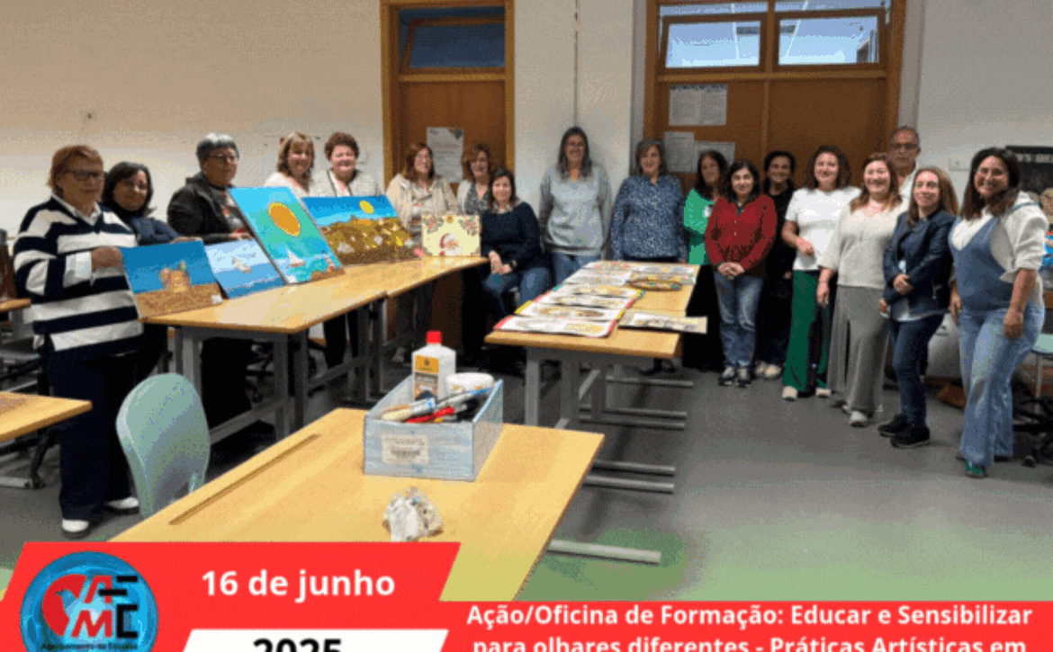 AçãoOficina de Formação Educar e Sensibilizar para olhares diferentes – Práticas Artísticas em contexto de Educação Inclusiva