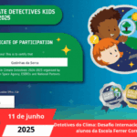 Detetives do Clima: Desafio Internacional distingue alunos da Escola Ferrer Correia