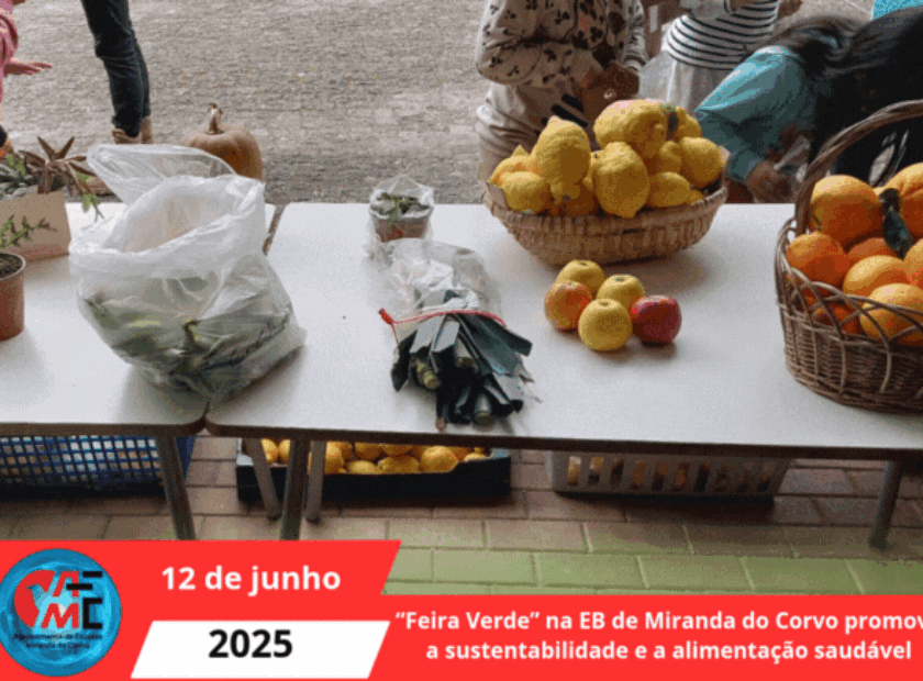 “Feira Verde” na EB de Miranda do Corvo promove a sustentabilidade e a alimentação saudável