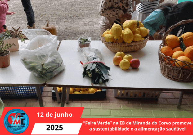 “Feira Verde” na EB de Miranda do Corvo promove a sustentabilidade e a alimentação saudável