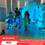 Musical “Peter Pan” encanta alunos da EB de Miranda do Corvo e da EB1 de Lamas numa manhã recheada de magia!