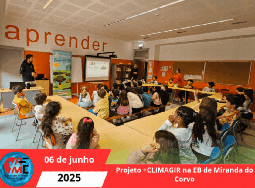 Projeto +CLIMAGIR na EB de Miranda do Corvo