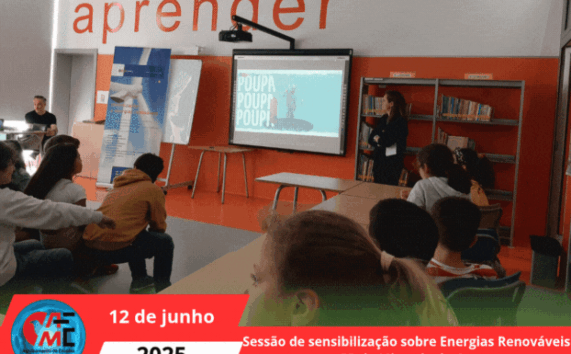 Sessão de sensibilização sobre Energias Renováveis na EB de Miranda do Corvo