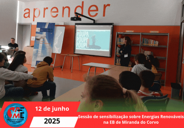 Sessão de sensibilização sobre Energias Renováveis na EB de Miranda do Corvo