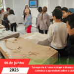 Turmas do 4.º ano visitam o Museu da Água em Coimbra e aprendem sobre o ciclo hídrico