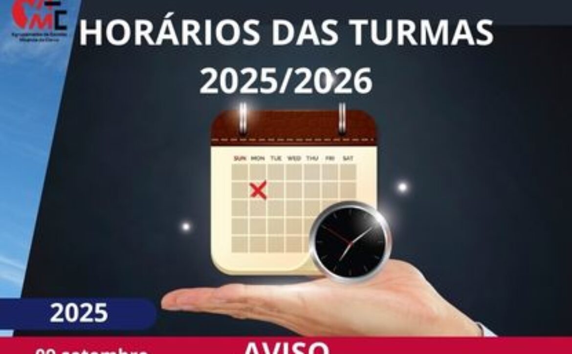 HORÁRIOS TURMAS 25 26